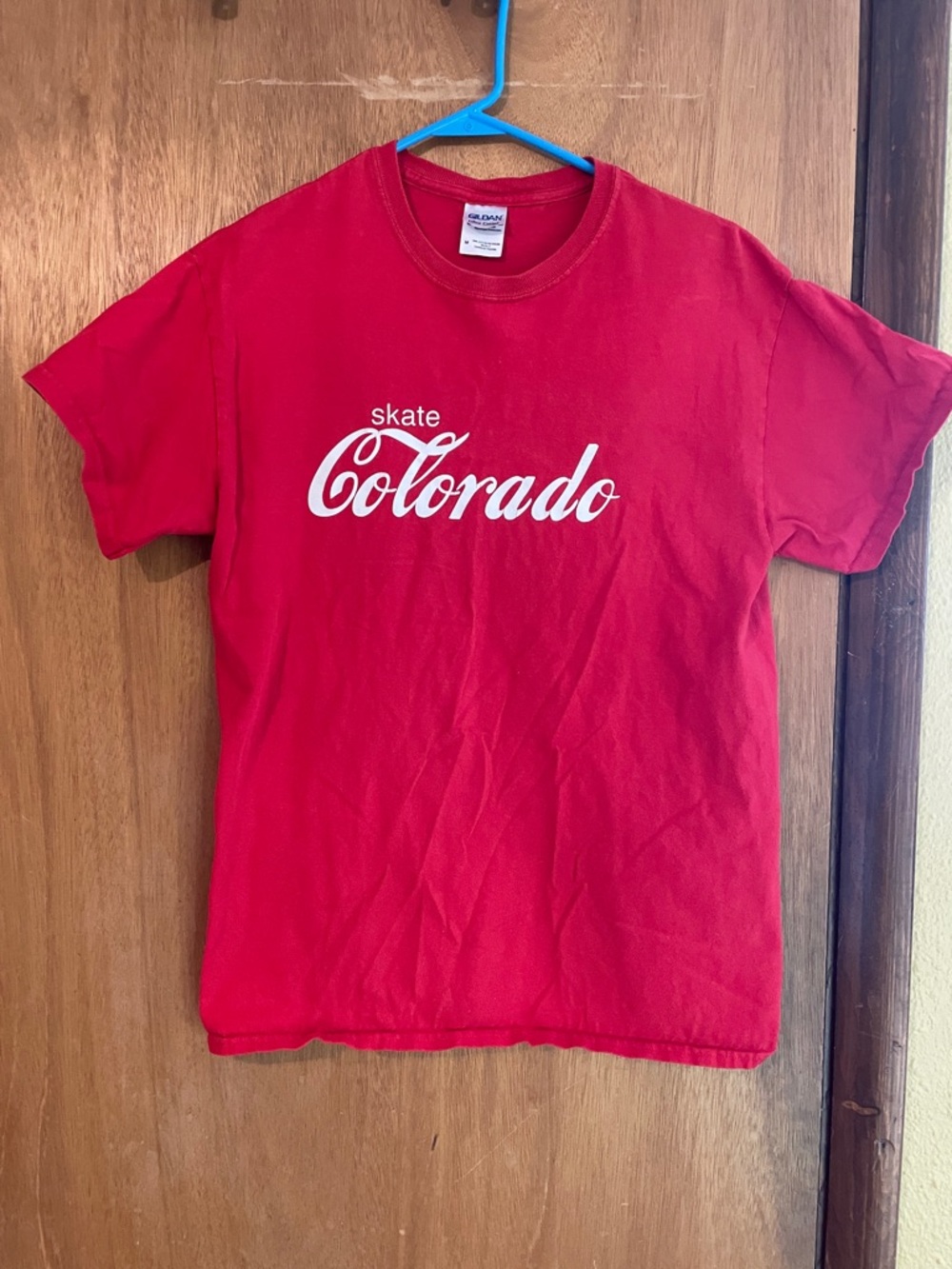 Gildan Kids Red 'Skate Colorado' Graphic Tee